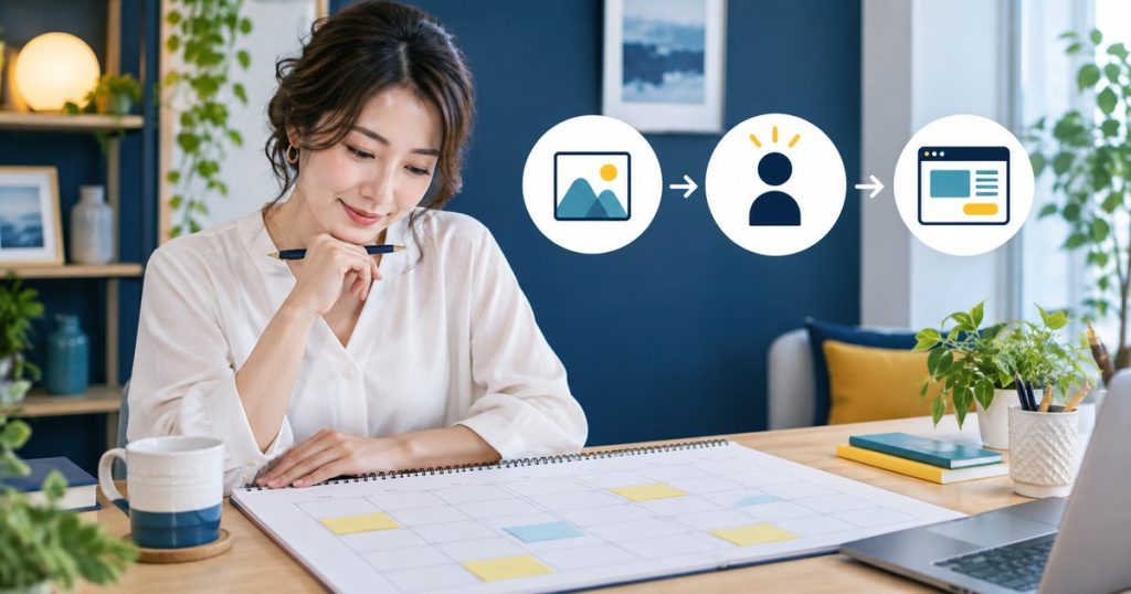 Instagram投稿からプロフィールと問い合わせへつなげる集客導線